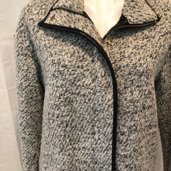 Nordstrom Womens Gray Wool Coat - Picture 3 of 9